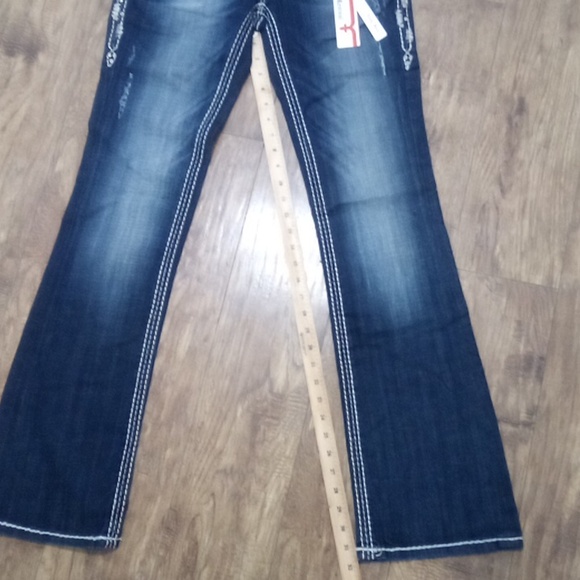 Rock Revival Women's 28 Ehasy Boot AMY Bejeweled Embroidered NWT - Picture 11 of 12